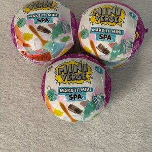 MGA Miniverse Make‎ It Mini Spa — 3 Sealed Blind Balls